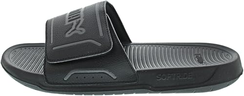PUMA Unisex Royalcat Comfort 2 Schiebe-Sandalen, Schwarz, kühles Dunkelgrau, 47 EU von PUMA