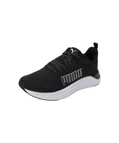 PUMA Unisex SOFTRIDE Astro T Straßen-Laufschuh, Schwarz Weiß, 42.5 EU von PUMA
