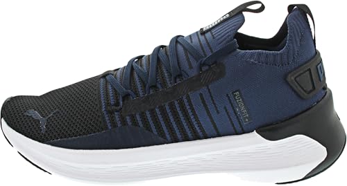 PUMA Unisex Softride Symmetry Fuzion Road Running Shoe, Black-Club Navy White, 42 EU von PUMA