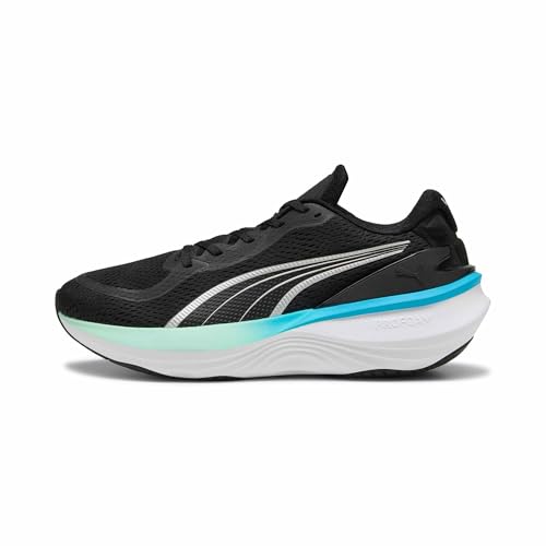 PUMA Unisex Scend Pro 2 Straßen-Laufschuh, Black Mint Melt Speed Blue, 41 EU von PUMA