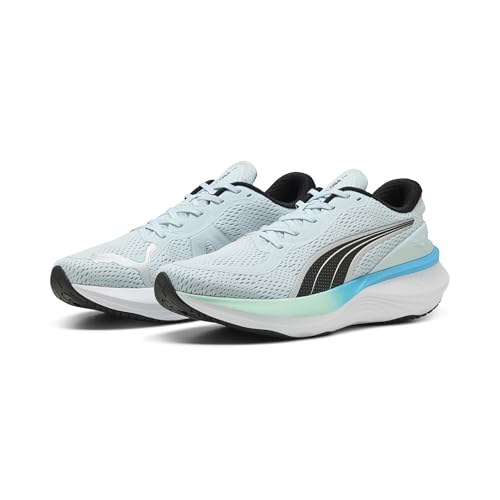 PUMA Unisex Scend Pro 2 Straßen-Laufschuh, Sea Glass Schwarz Silber Mint Melt Speed Blau, 40.5 EU von PUMA