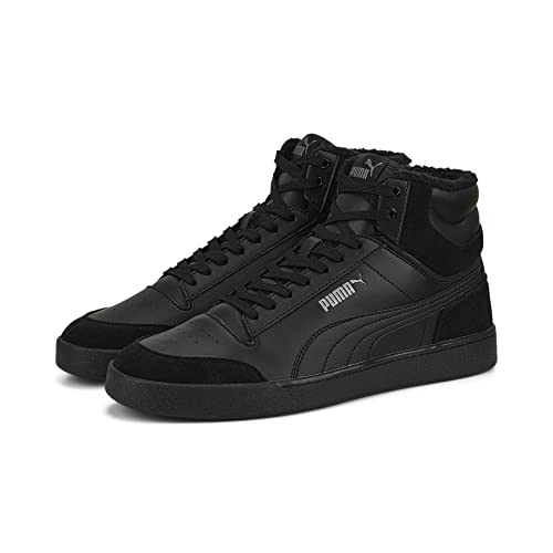 PUMA Unisex Shuffle Mid Fur Sneaker, Schwarz (Puma Black Puma Black Steel Gray), 40.5 EU von PUMA