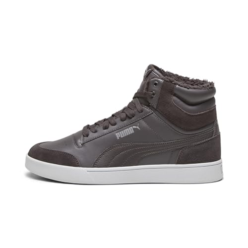 PUMA Unisex Shuffle Mid Fur Sneaker, Grau (Flat Dark Gray Cast Iron Cool Light Gray), 42.5 EU von PUMA