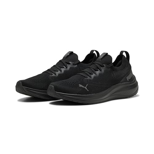 PUMA Skyrocket Lite 2 Engineered Road Running Shoe Unisex, Puma Schwarz, kühles Dunkelgrau, 47 EU von PUMA