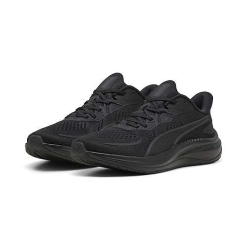 PUMA Unisex Skyrocket Lite 2 Straßen-Laufschuh, Schwarz, Mattes Silber, 37 EU von PUMA