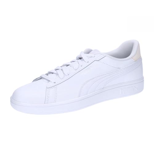 PUMA Unisex Smash 3.0 L Turnschuhe, Puma White Rosebay Puma Silver, 38.5 EU von PUMA