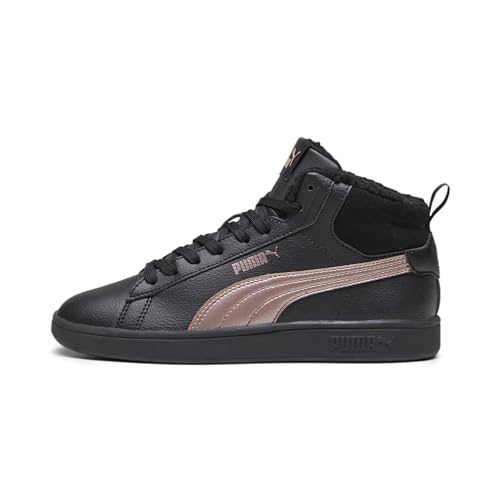 PUMA Unisex Smash 3.0 Mid Wtr Turnschuhe, Black Rose Gold Metallic, 45 EU von PUMA