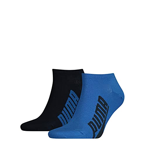 Puma Unisex Sneaker Socken, Marineblau/Grau/Blau, 43/46 (3er Pack) von PUMA