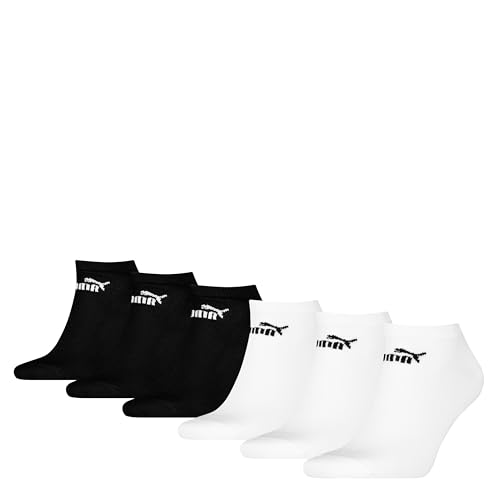 PUMA Unisex Sneaker Socken knöchelhoch für Damen Herren 6er Pack, Farbe:004 - black/white, Socken & Strümpfe:43-46 PUMA Unisex Sneaker Socken knöchelhoch für Damen Herren 6er Pack, Farbe:004 - black/white, Socken & Strümpfe:43-46 von PUMA