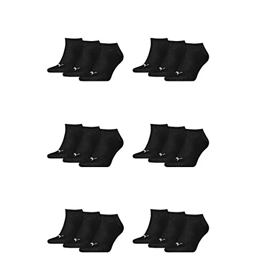 PUMA Unisex Sneakers Socken Sportsocken 18er Pack (Black, 47-49) von PUMA