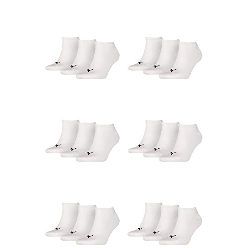 PUMA 18 Paar Sneaker Invisible Socken Gr. 35-49 Unisex für Damen Herren Füßlinge, Farbe:300 - white, Socken & Strümpfe:43-46 PUMA 18 Paar Sneaker Invisible Socken Gr. 35-49 Unisex für Damen Herren Füßlinge, Farbe:300 - white, Socken & Strümpfe:43-46 von PUMA