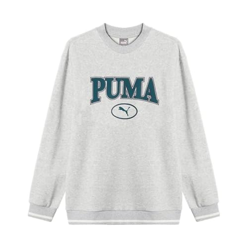 PUMA Unisex Squad Crew FL Sweatshirt, hellgrau Heather, XL von PUMA