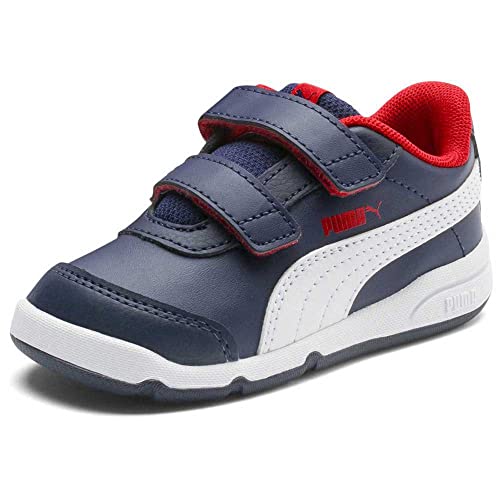 PUMA Unisex Stepfleex 2 Sl Ve V Inf Solid, Blue Peacoat White Flame Scarlet 03, 35.5 EU von PUMA