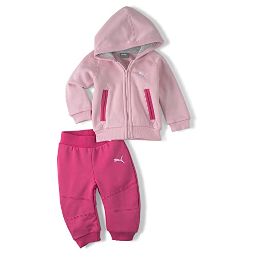 PUMA Unisex Suits CN Babys Joggingset mit Kapuze 98 Orchid Pink von PUMA