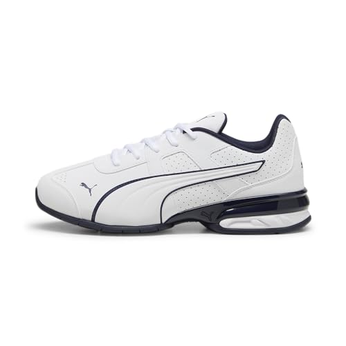 PUMA Unisex Tazon 7 EVO Road Running Shoe, White Navy, 50 EU von PUMA