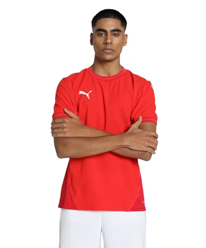 PUMA Unisex Teamfinal-Trikot Fußballtrikot, Red White-Fast red, L von PUMA