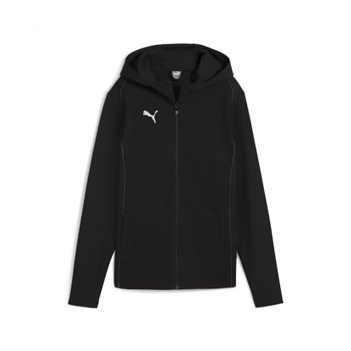 PUMA Unisex Teamfinale Casuals Damen Kapuzenjacke, Black Silver, XL PUMA Unisex Teamfinale Casuals Damen Kapuzenjacke, Black Silver, XL von PUMA