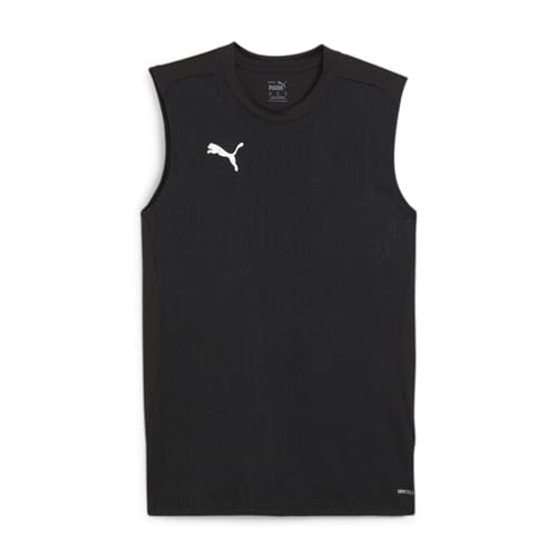 PUMA Unisex Teamfinale Training Jersey Sl T-Shirt, Black Silver, L von PUMA