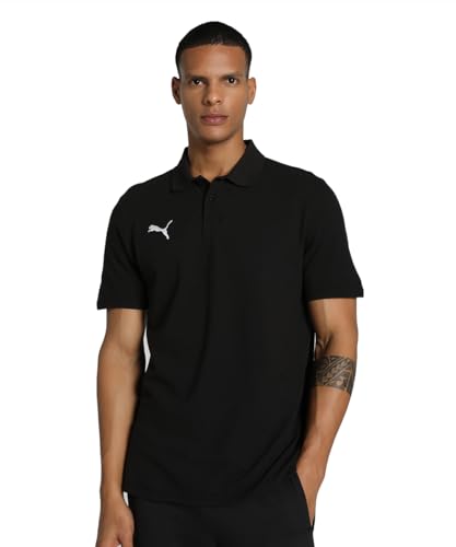 PUMA Unisex Teamgoal Casuals Polo, Black Weiß, M von PUMA