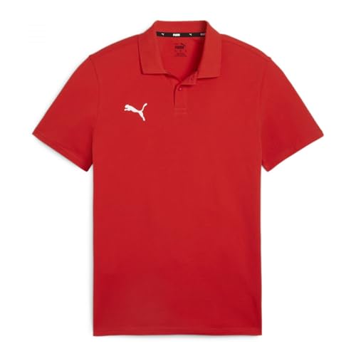 PUMA Unisex Teamgoal Casuals Polo, Red White, XL von PUMA