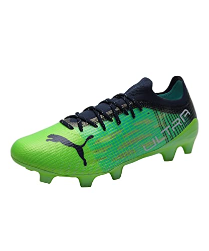 PUMA Unisex Ultra 1.3 FG/AG Fussballschuh, Green Glare-Elektro Aqua-Spellbound, 37 EU von PUMA