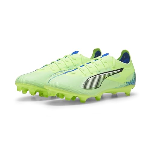 PUMA Unisex Ultra 5 Match FG/AG Soccer Shoe, Fizzy Apple White-BLUEMAZING, 41 EU von PUMA