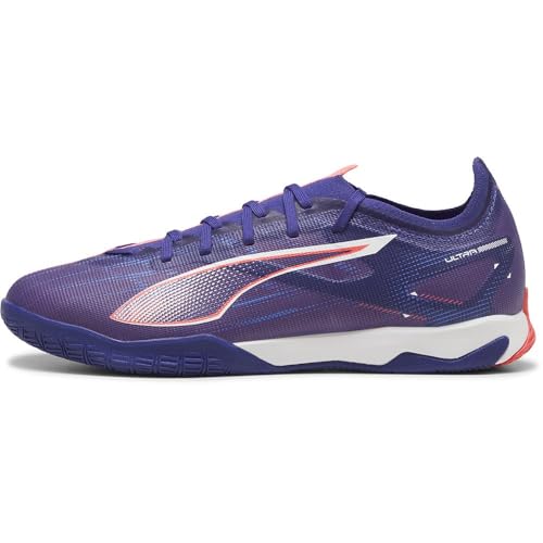 PUMA Unisex Ultra 5 Match IT Soccer Shoe, Lapis Lazuli White-Sunset Glow, 40.5 EU von PUMA