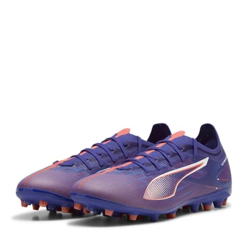 PUMA Unisex Ultra 5 Match MG Soccer Shoe, Lapis Lazuli White-Sunset Glow, 39 EU von PUMA