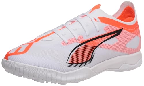 PUMA Unisex Ultra 5 Match TT Fussballschuh, White Black-Glowing RED, 46.5 EU PUMA Unisex Ultra 5 Match TT Fussballschuh, White Black-Glowing RED, 46.5 EU von PUMA