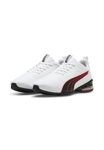 PUMA Unisex Voltaic Evo Light Road Running Shoe, White Black-for All Time Red, 40 EU von PUMA