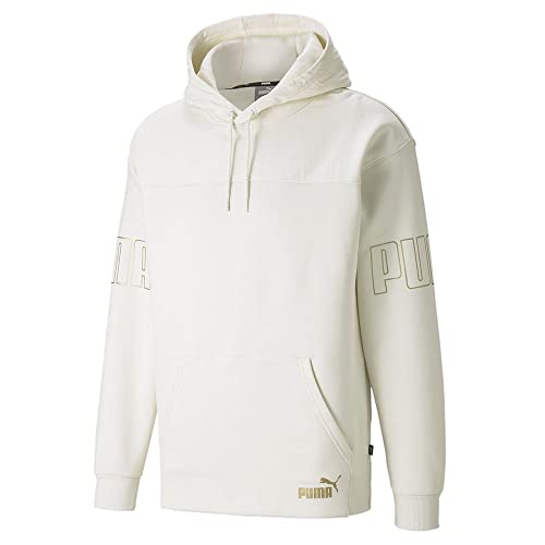 PUMA Unisex Winterized Hoodie Sweatshirt, Ivory Glow, M von PUMA