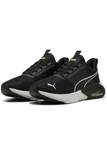 PUMA Unisex X-Cell NOVA FS Straßen-Laufschuh, Black-Yellow ALERT, 44.5 EU von PUMA