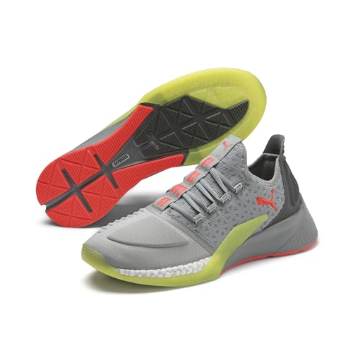 Puma Unisex Xcelerator Laufschuhe, Grau (Quarry-Castlerock-NRGY Red 10), 44.5 EU von Puma