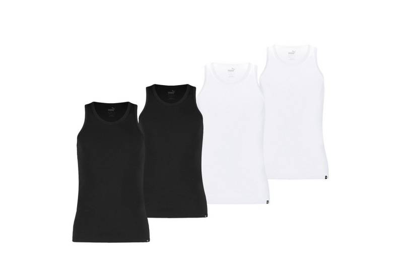 PUMA Unterhemd Herren Unterhemd 4er Pack Baumwolle (Packung, 4er Pack) von PUMA