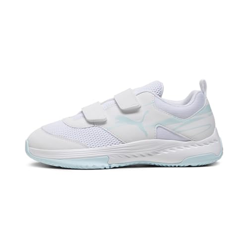 PUMA Unisex Kinder Varion Ii V Jr Indoor-Pumps, Puma White Light Aqua, 31 EU von PUMA