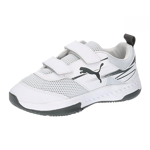 PUMA Unisex Kinder Varion Ii V Jr Indoor-Pumps, White Shadow Gray, 31 EU von PUMA