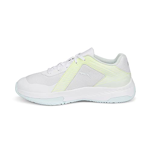 PUMA Varion Jr Hallenturnschuh, Puma White Nitro Blue Fizzy Light, 29 von PUMA