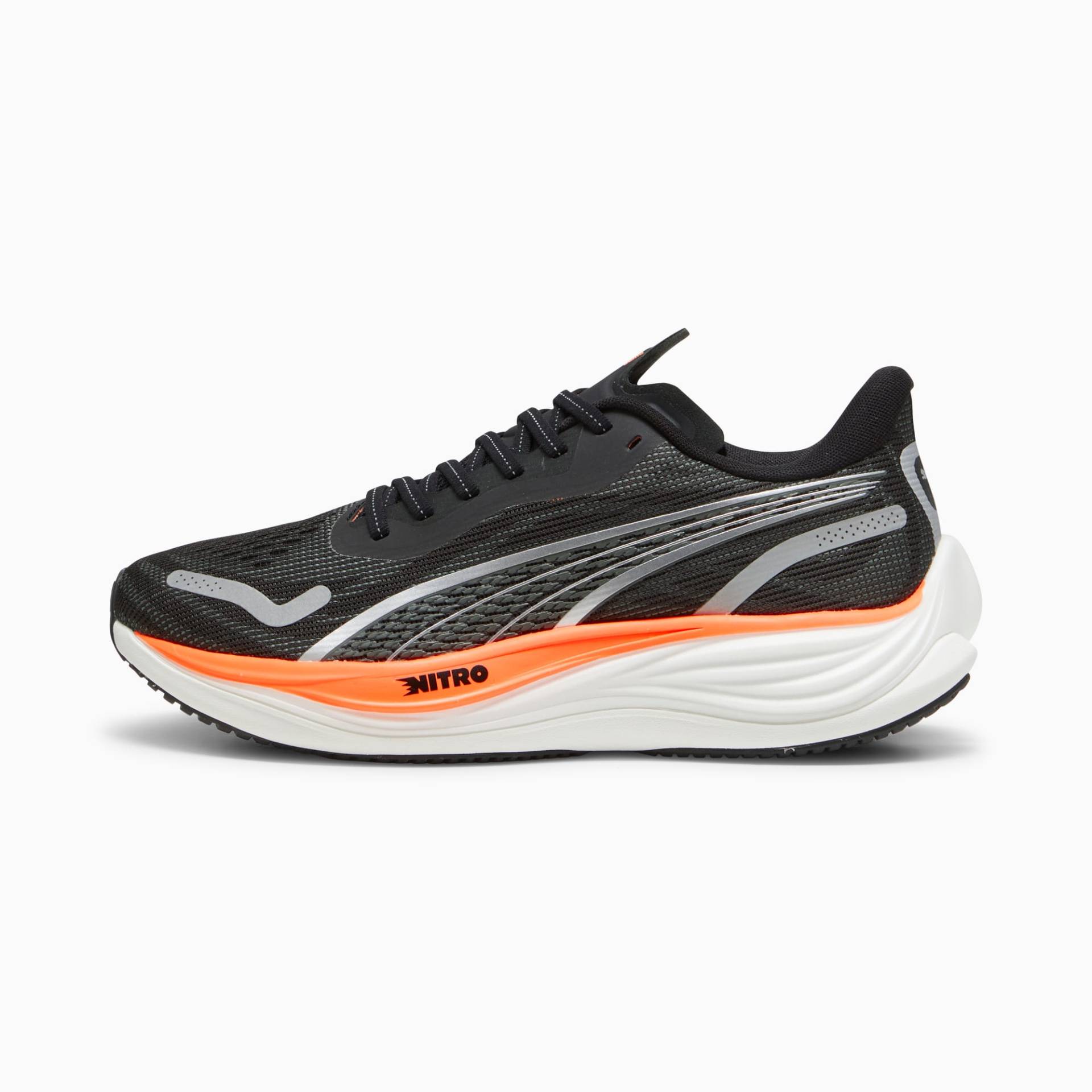PUMA Velocity NITRO™ 3 Laufschuhe Herren, Schwarz/Silber, Größe: 42.5, Schuhe von PUMA