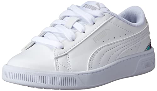 PUMA Vikky v3 Holo AC PS Sneaker, White White Silver, 32 EU von PUMA