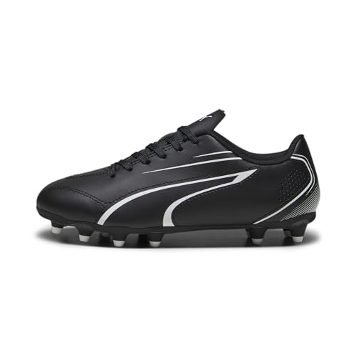 PUMA Unisex Kinder Vitoria Fg/Ag Jr Fußballschuhe, Puma Black Puma White, 35.5 EU von PUMA