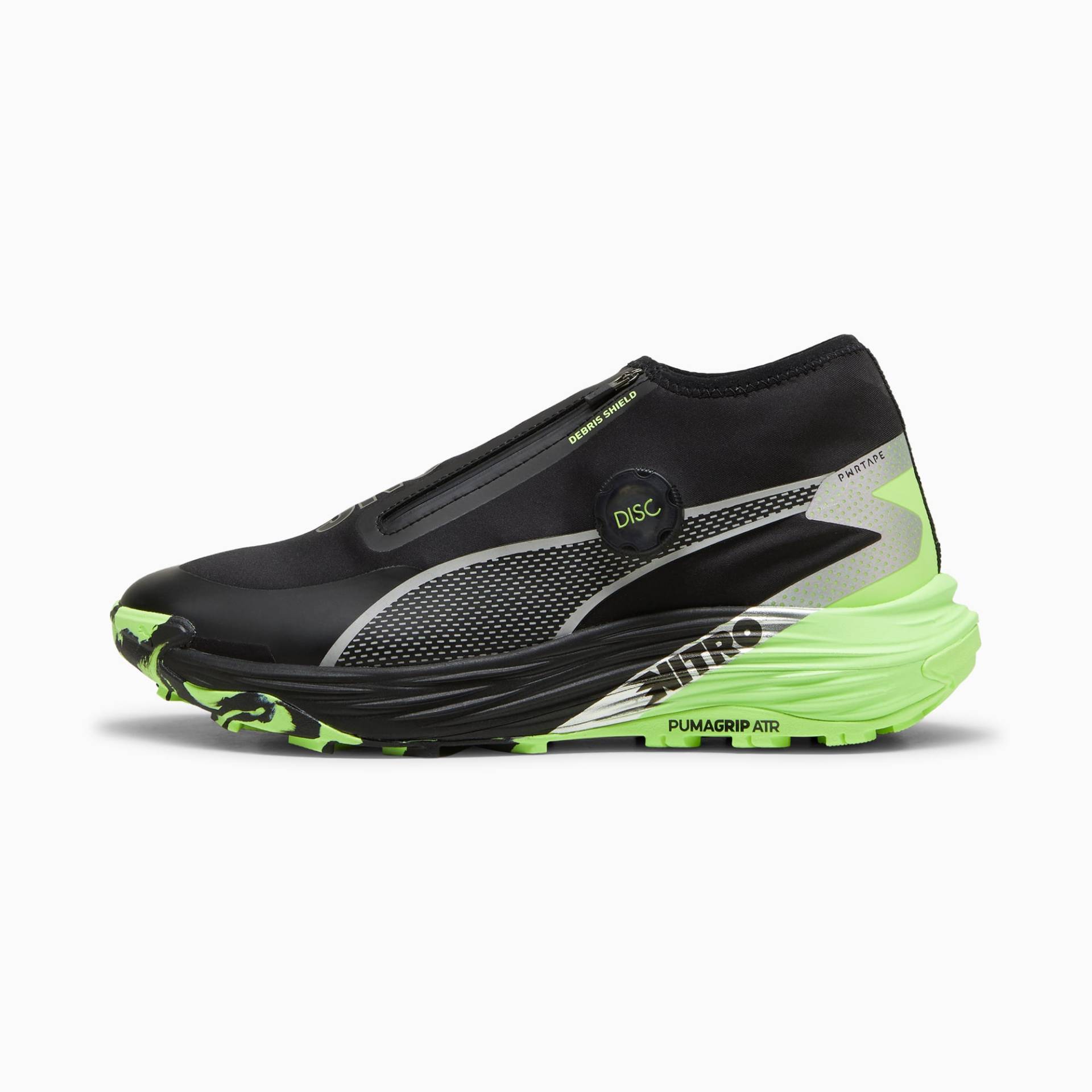 PUMA Voyage NITRO™ 3 Disc Trail Running Schuhe Herren, Schwarz/Silber, Größe: 48.5, Schuhe von PUMA