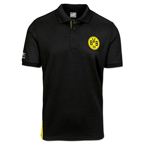 PUMA WORK WEAR BVB Edition Premium Polo-Arbeitsshirt aus robustem Gewebe - Gr. M von PUMA WORK WEAR