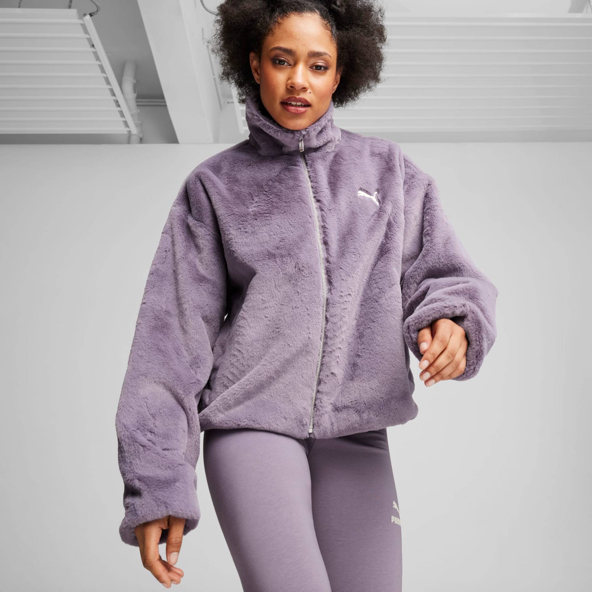 PUMA Weiche Fleecejacke Damen, Blau, Größe: L, Kleidung PUMA Weiche Fleecejacke Damen, Blau, Größe: L, Kleidung von PUMA