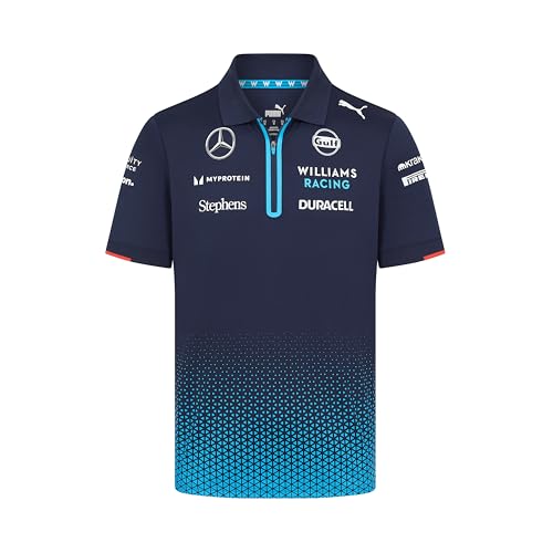 PUMA Williams Racing 2024 Team Polo Herren - Marineblau - Größe: XL von PUMA