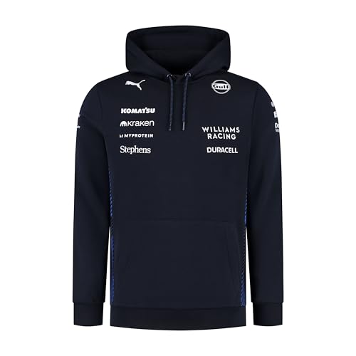 PUMA Williams Racing Formel 1 Herren 2025 Team Kapuzenpullover - Marineblau - Größe: XXL PUMA Williams Racing Formel 1 Herren 2025 Team Kapuzenpullover - Marineblau - Größe: XXL von PUMA
