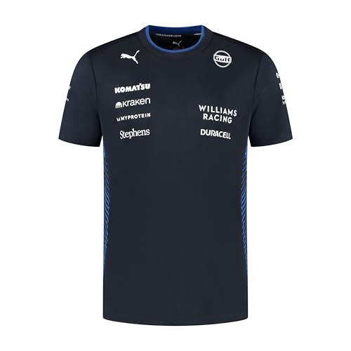 PUMA Williams Racing Formel 1 Herren 2025 Team T-Shirt - Marineblau - Größe: XS PUMA Williams Racing Formel 1 Herren 2025 Team T-Shirt - Marineblau - Größe: XS von PUMA