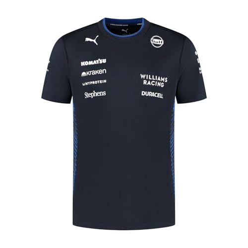 PUMA Williams Racing Formel 1 Kinder 2025 Team T-Shirt - Marineblau - Größe: 152 von PUMA