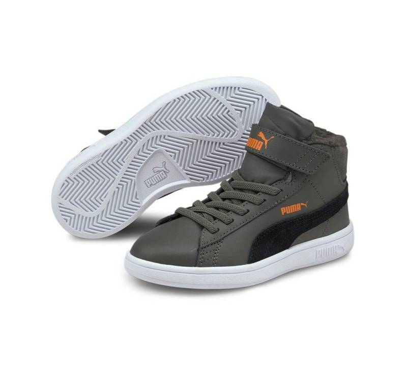 PUMA Winterschuhe Smash V2 Mid Fur Vorschule grau Kinder Sneaker von PUMA