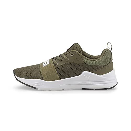 PUMA Wired Run JR Sneaker, Burnt Olive White, 37 EU von PUMA