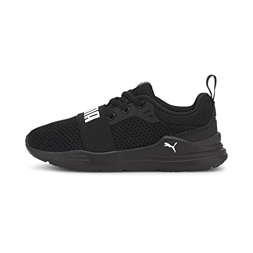 PUMA Unisex Kinder Wired Run Ps Sneaker, Puma Black Puma White, 35 EU von PUMA